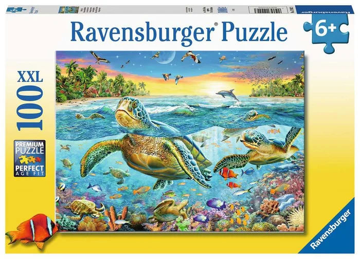 Puzzle – Swim with Sea Turtles (100pc XXL)