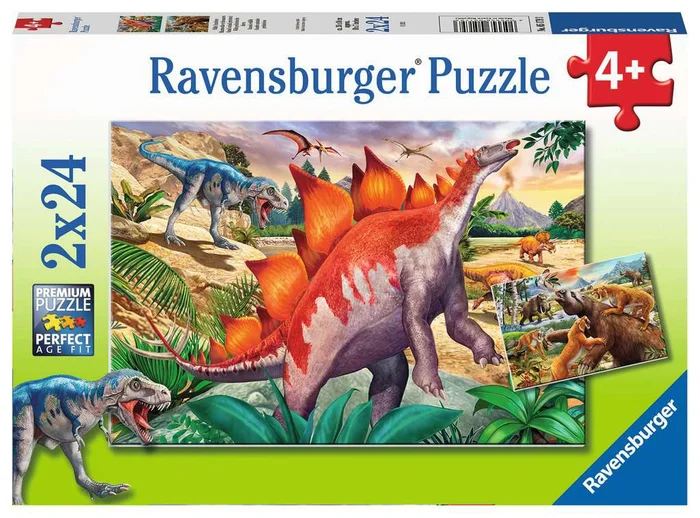 Puzzle Set – Jurassic Wildlife (2 x 24pc)