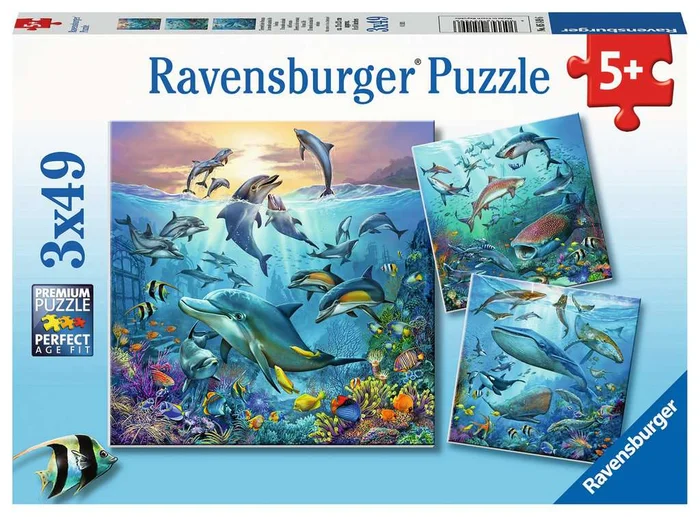 Puzzle Set – Ocean Life (3 x 49pc)
