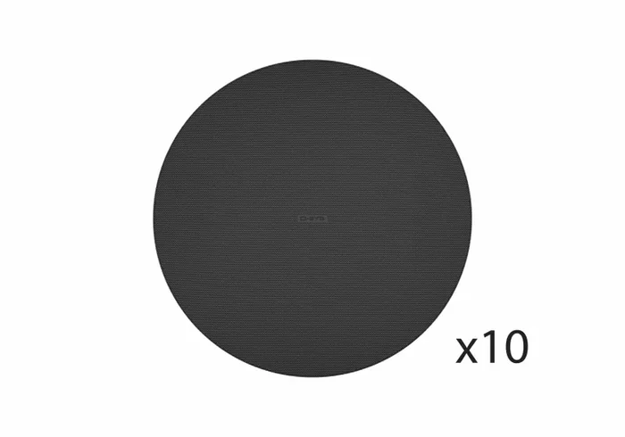 QSC AD-C305BG-BK Black Grille for AD-C6TLP-ZB Zero Bezel Ceiling Speaker – 10 Pack