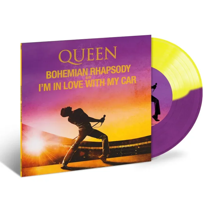 Queen: Bohemian Rhapsody / I’m In Love With My Car (Colored Vinyl) Vinyl 7″ (Record Store Day)
