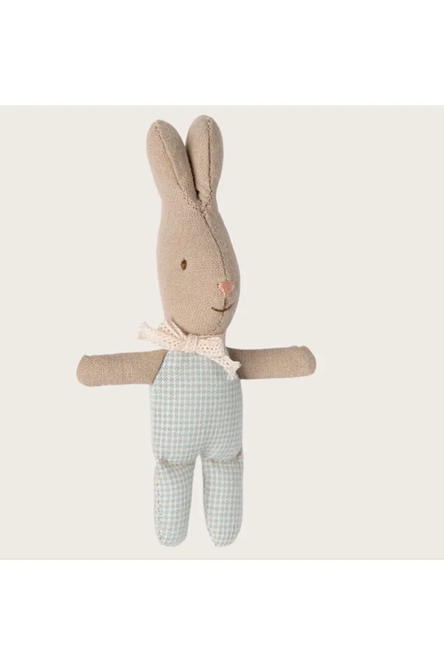 RABBIT-MY -LIGHT BLUE CHECK
