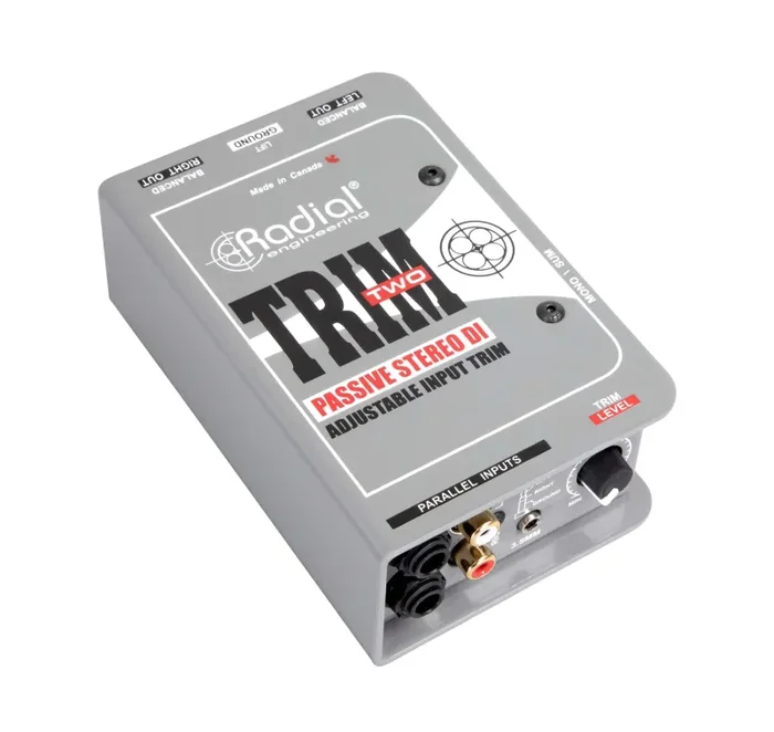 Radial Trim-Two 2-Channel Passive DI for with Level Control and Mono Merge Fashion
