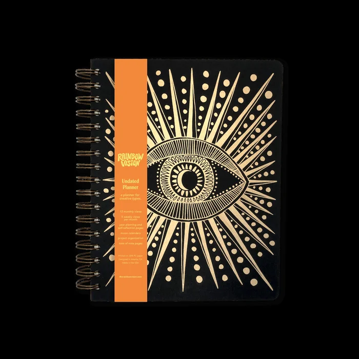 Rainbow Vision Undated Planner