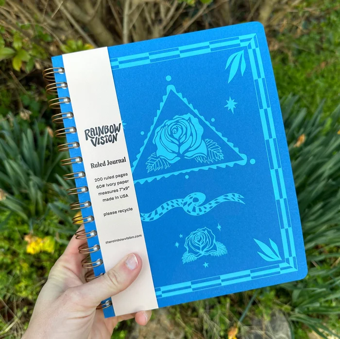 Rare Rose Journal – Blue
