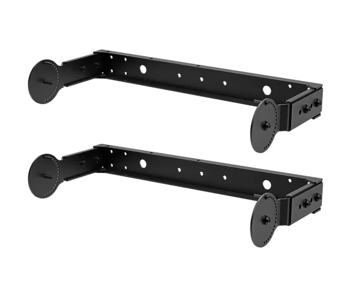 RCF H-BR 003, Pair of Brackets for Horizontal Wall Mounting of 12-Inch Compact C 32, M 12 and NX 912/932 Cabinets – Black Online