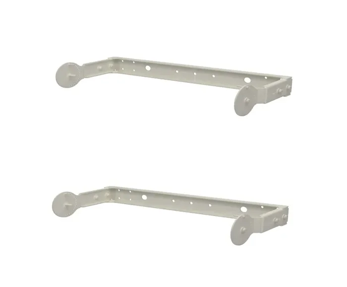RCF H-BR 003 W, Pair of Brackets for Horizontal Wall Mounting of 12-Inch Compact C 32, M 12 and NX 912/932 Cabinets – White