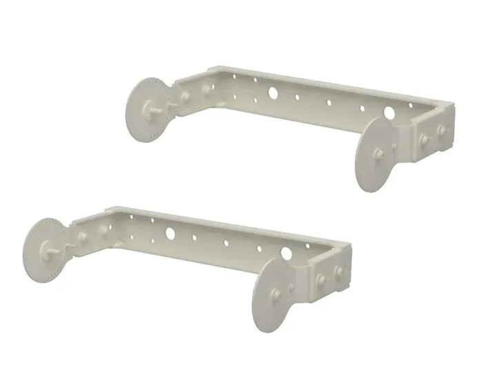 RCF H-BR 006 W, Pair of Brackets for Horizontal Wall Mounting of 8-Inch Compact M 08 Speaker Cabinets – White