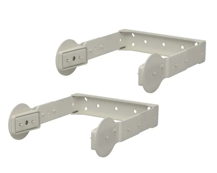 RCF V-BR 007 W, Pair of Brackets for Vertical Wall Mounting of 10-Inch Compact M 10 Cabinets – White Online now