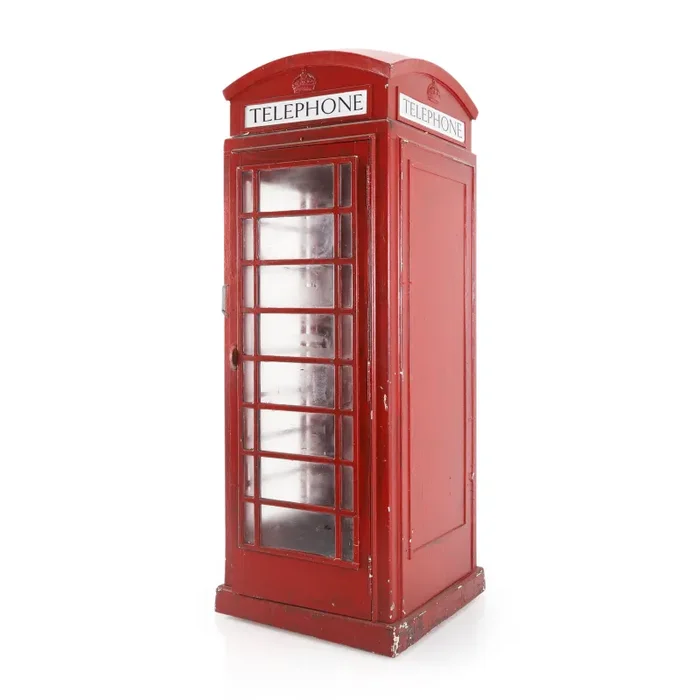Red UK Telephone Booth Online now