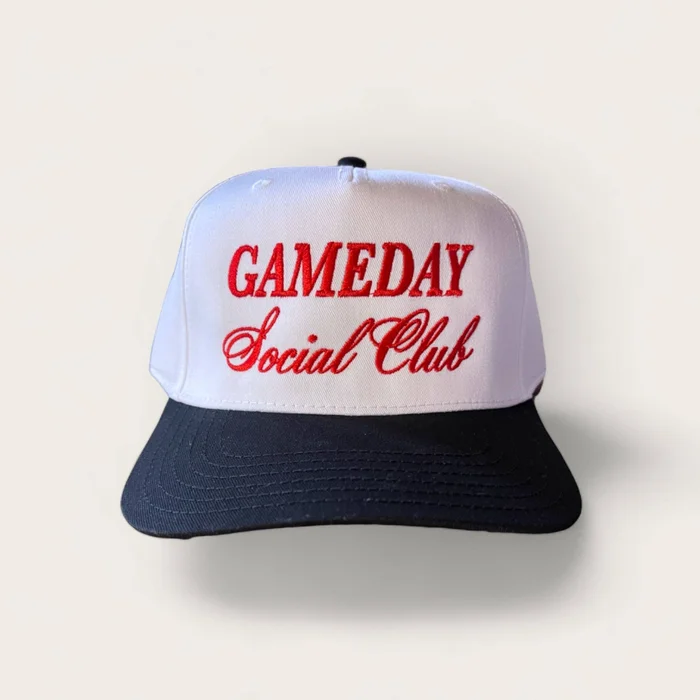Red/White/Navy Gameday Social Club Classic Trucker Hat