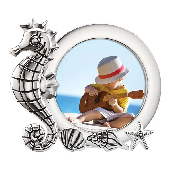 Reed & Barton Mystic Sea Seahorse 3*3 Frame