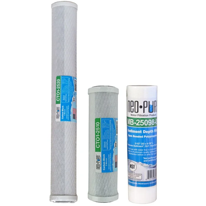 Replacement Pre and Post Filter Kit for Coster H2O Vending Machine Model 1840