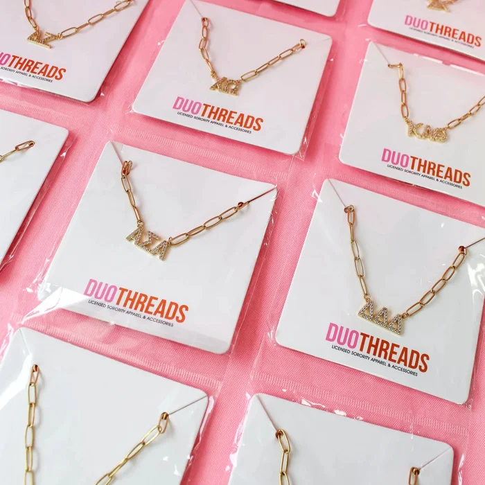 Rhinestone Sorority Necklace