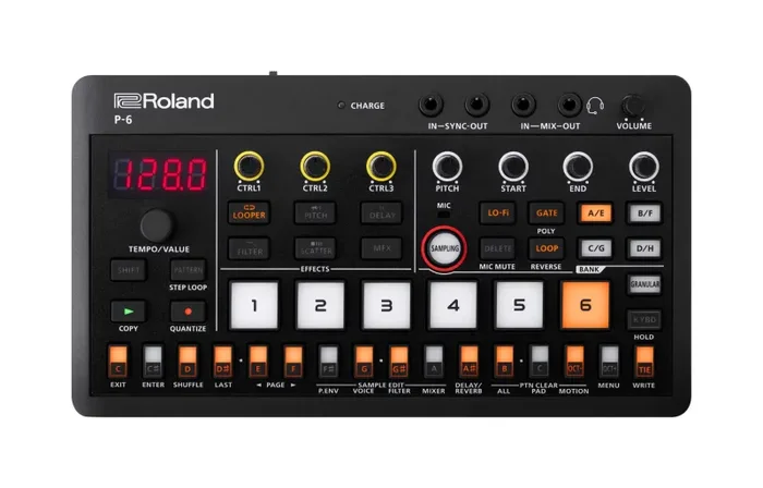 Roland P-6 Pocket Sampler with FX, Granular Engine