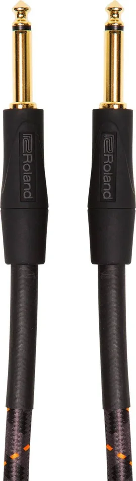 Roland RIC-G20 Gold Series 1/4″ Plug to 1/4″ Plug Instrument Cable (20′)