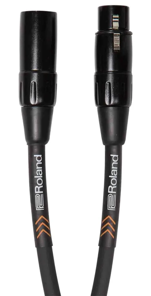 Roland RMC-B50, 50 Ft /15.25 m Microphone Cable – Black Series