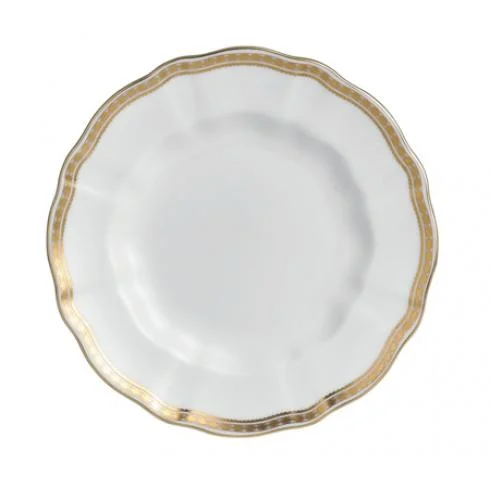Royal Crown Derby Carlton Gold Salad/Dessert Plate