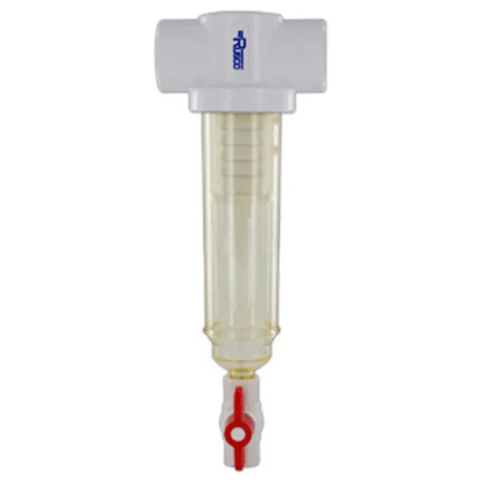 Rusco Chemically Resistant Sediment Trapper Filter T Style 1-1/2″ PE