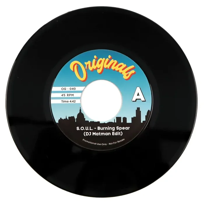 S.O.U.L. / Pete Rock & C.L. Smooth: Burning Spear (DJ Matman Edit) / Go With The Flow Vinyl 7″