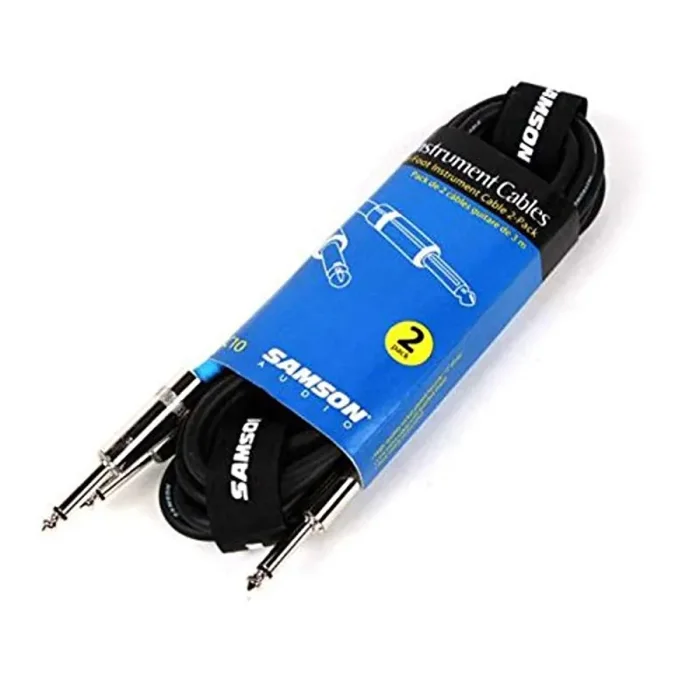 Samson IC10 10 Foot Instrument Cable 2 Pack Hot on Sale