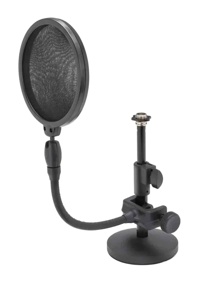 Samson MDPS05 Desktop Microphone Stand and Microphone Pop Filter