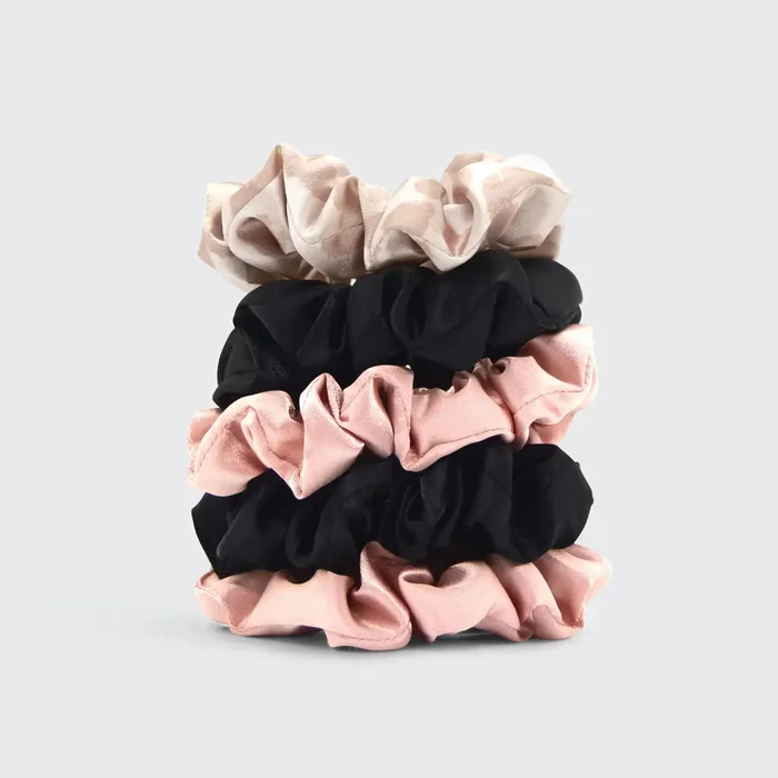 Satin Sleep Scrunchies 5pc – Assorted Colors