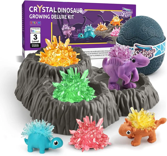 Science Can – Crystal Dinosaur Growing Deluxe Kit
