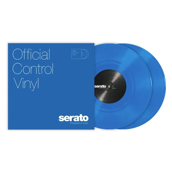 Serato: Control Vinyl 2×10″ – Blue Fashion