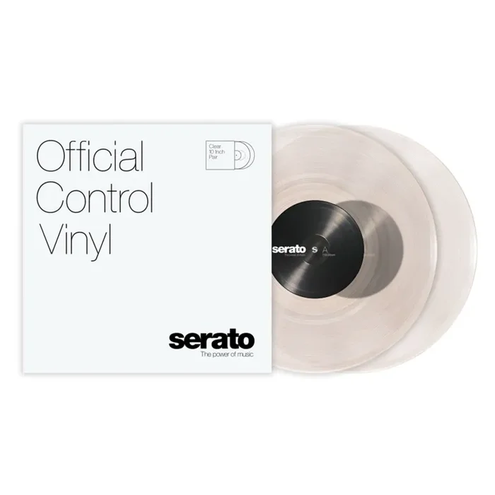 Serato: Control Vinyl 2×10″ – Clear