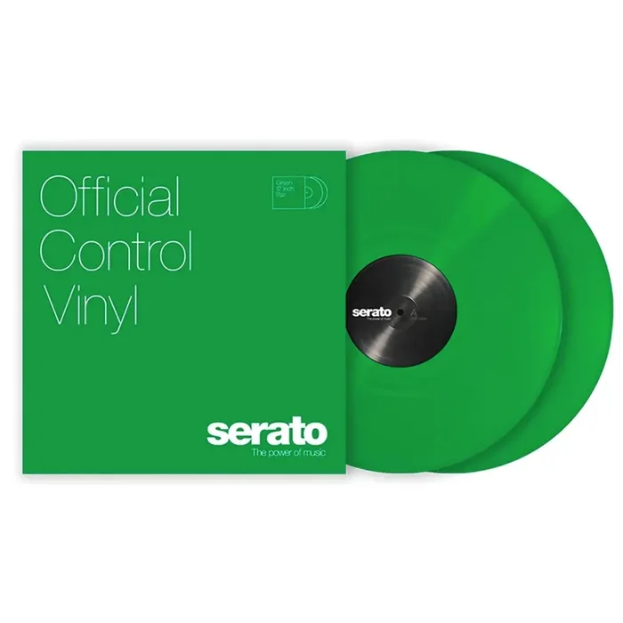 Serato: Performance Series Control Vinyl 2LP – Green Sale