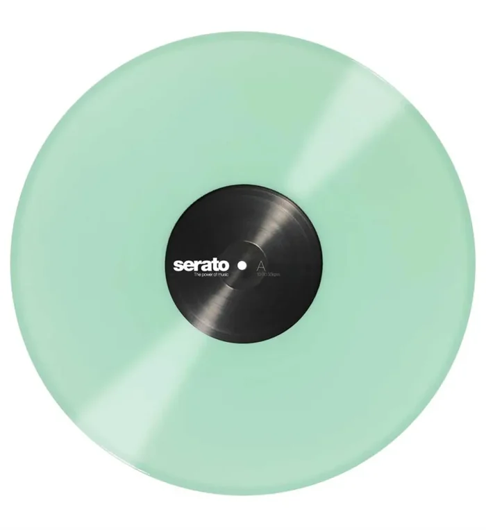 Serato SCV-PS-GID-OV 12″ Glow in the Dark Control Vinyl pressing for Serato DJ Pro (Pair)