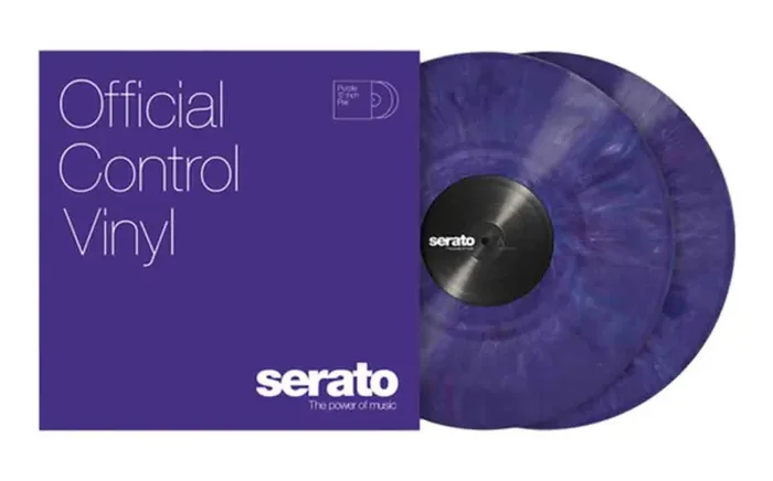 Serato SCV-PS-PUR-OV 12″ Purple Control Vinyl Pressing for Serato DJ Pro (Pair) Sale