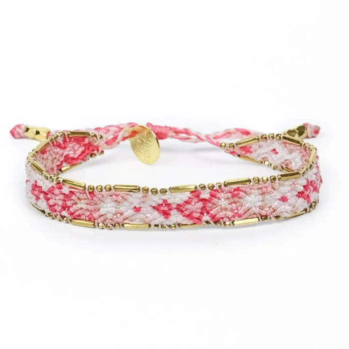 Sherbet Peach – Bali Friendship Bracelet