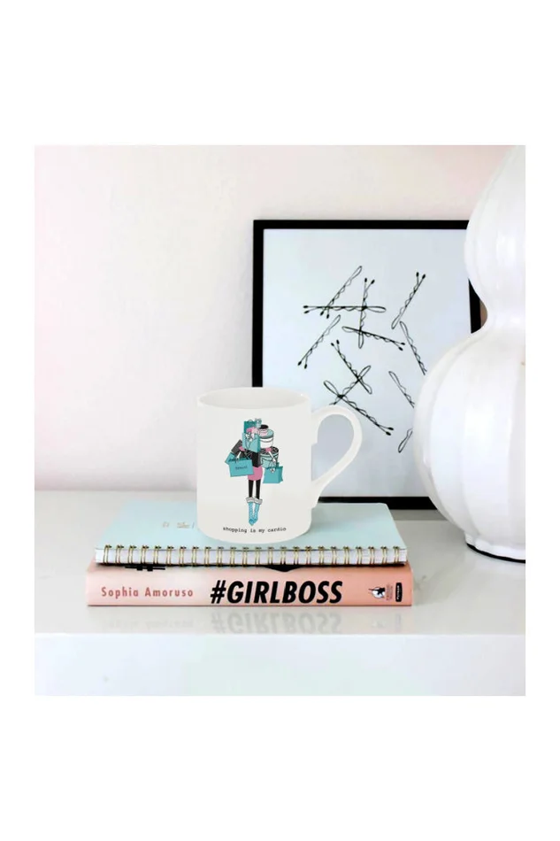 Shopping is my cardio Fine Bone China Mug