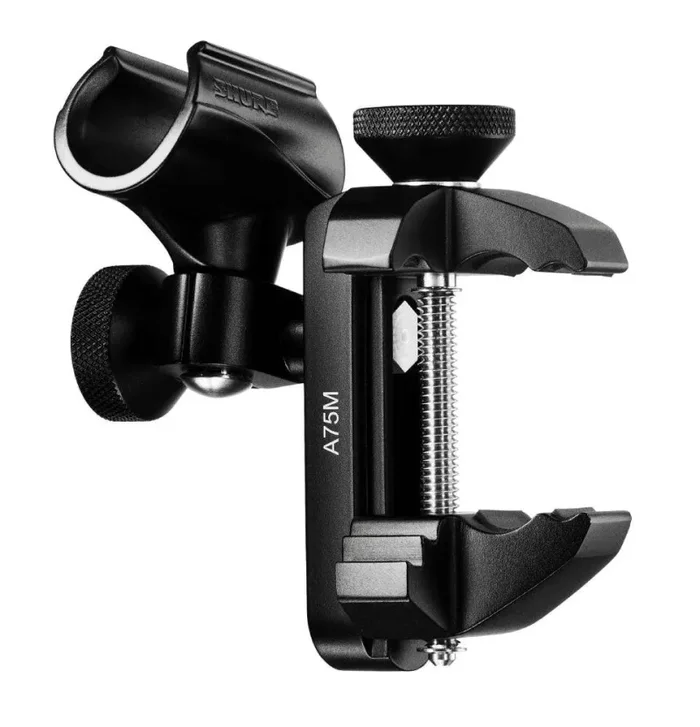 Shure A75M Universal Large and Small Clip Microphone Mount with Universal Threaded Adapter Post