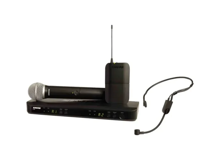 Shure BLX1288/P31 Wireless Combo System with PG58 Handheld and PGA31 Headset Fashion