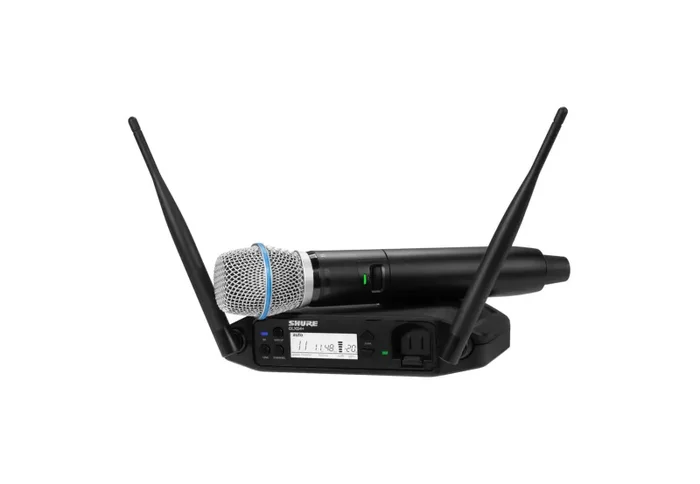 Shure GLXD24+/B87A-Z3, Digital Wireless Handheld System with BETA 87A Vocal Microphone