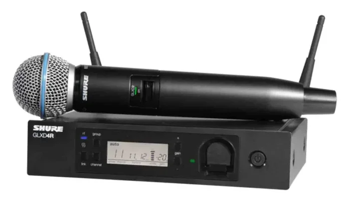 Shure GLXD24R/B58-Z2 Advanced Digital Wireless Microphone System with BETA58A