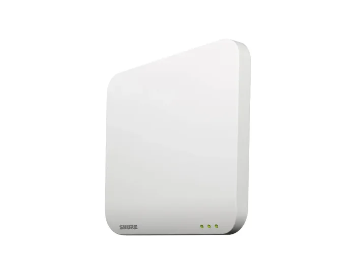 Shure MXWAPT, Wireless Access Point Transceiver with PoE and Dante for Microflex Wireless Systems – White