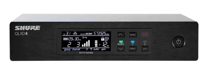 Shure QLXD4 Digital Wireless Receiver