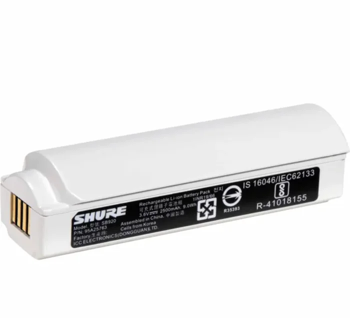 Shure SB920 Lithium-Ion Rechargeable Battery