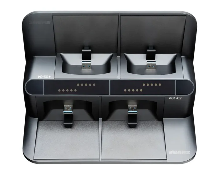 Shure SBC450-US 4-Bay Networked Docking Station with Power Supply on Sale