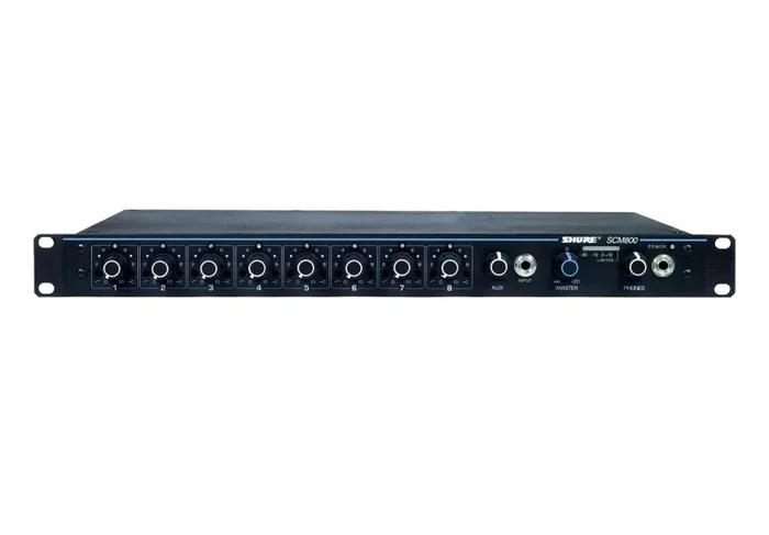 Shure SCM800 Eight Channel Microphone Mixer Hot on Sale