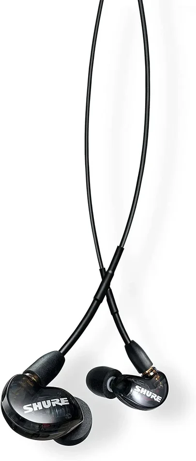 Shure SE215-K+UNI Sound Isolating Earphones with Mic – Black