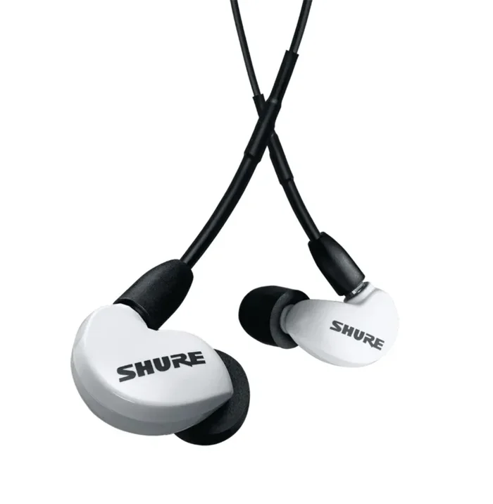 Shure SE215SPE-W+UNI White Special Edition Isolating Earphones With Universal 3.5 mm Remote and Mic Cable