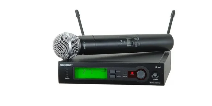 Shure SLX24/SM58-G4: Includes SLX2/SM58 Handheld Transmitter with SM58 Microphone