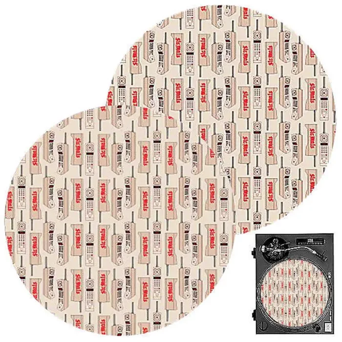 Sicmats DJ Slipmats Brick Cell PHONES Technics Turntable Slip Mat Set Sic Mats – Pair