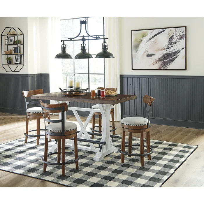 Signature Design by Ashley Valebeck 5-Piece Counter Height Dining Package