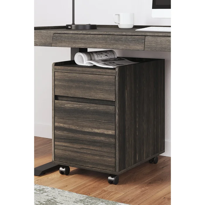 Signature Design by Ashley Zendex Brown/Beige File Cabinet
